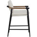 Meadow 38.25 inch Heather Ivory Tweed Counter Stool